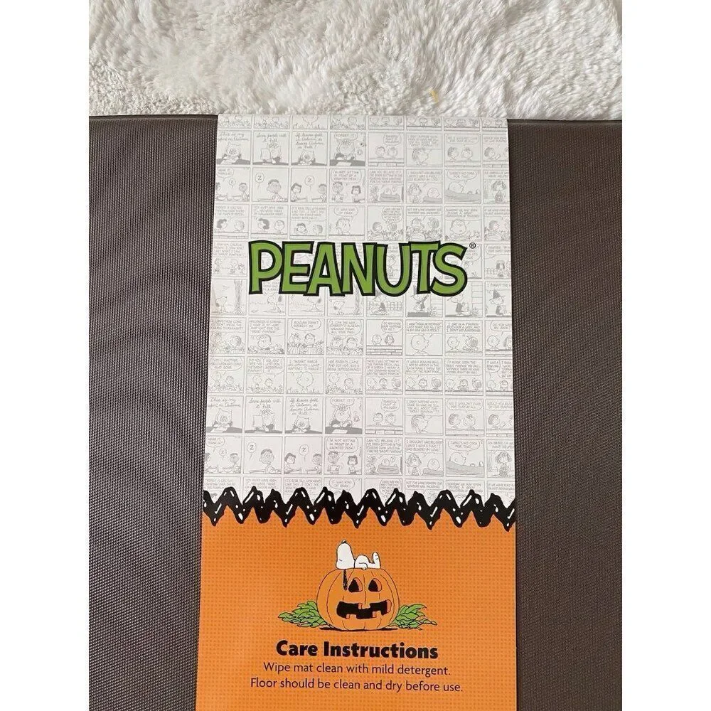 PEANUTS‎ Snoopy Vampire XL Anti-Fatigue Kitchen Mat 20” X 39” Halloween Bats NEW